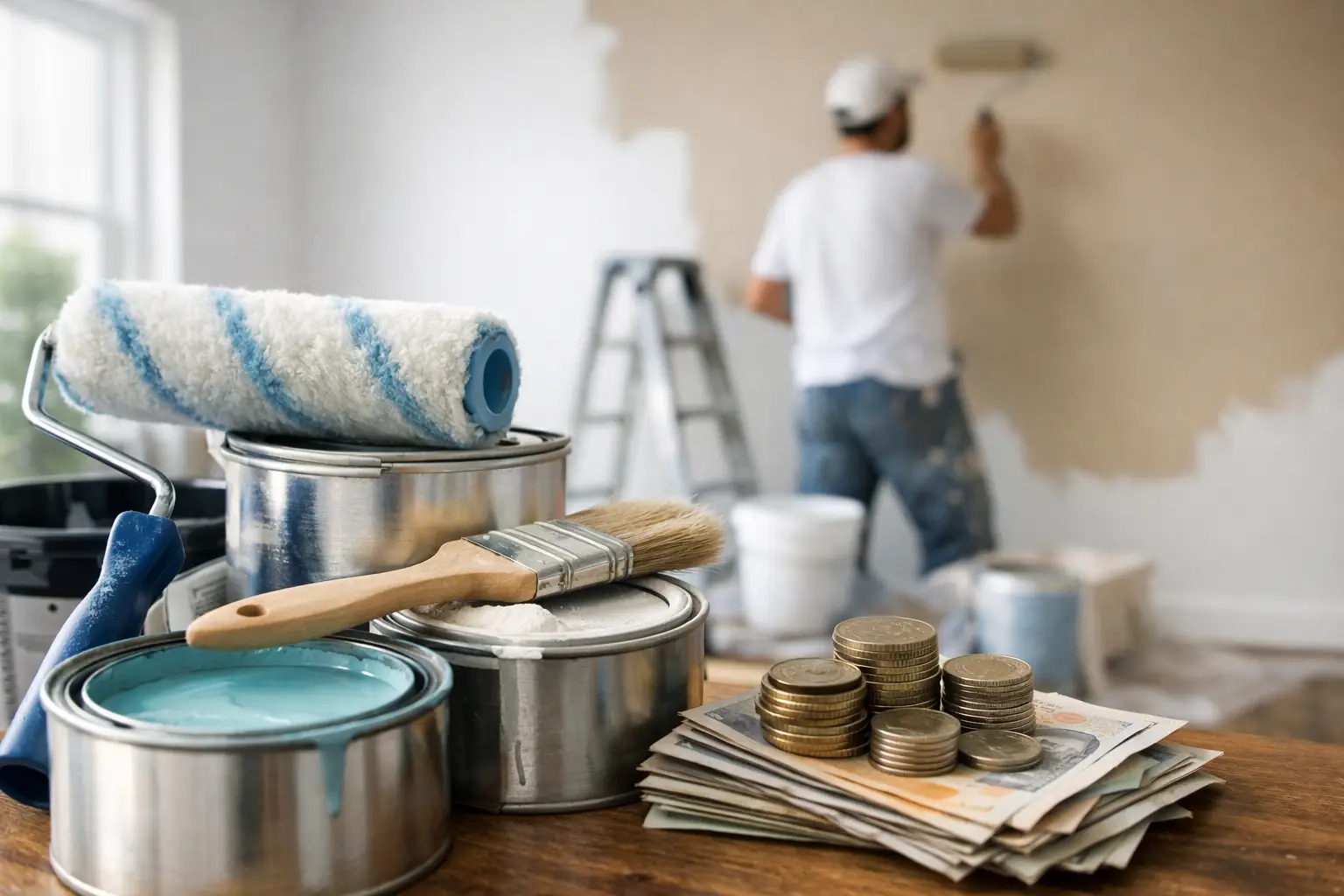 Combien coûte peinture intérieure maison?