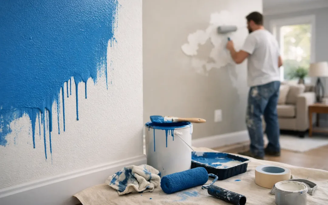 10 erreurs peinture qui ruinent le résultat
