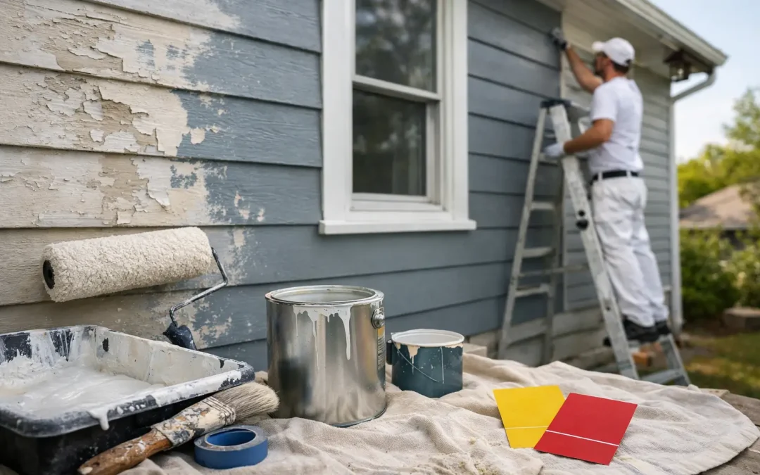 7 erreurs de peinture extérieure de maison