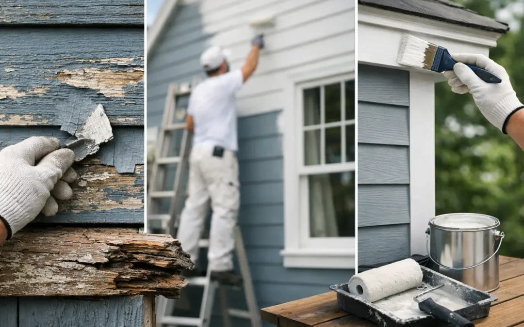 5 signes pour repeindre le revêtement extérieur
