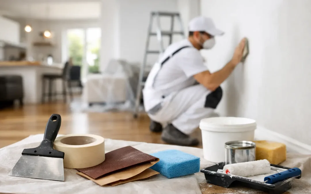 Préparation des surfaces pour la peinture : 8 étapes