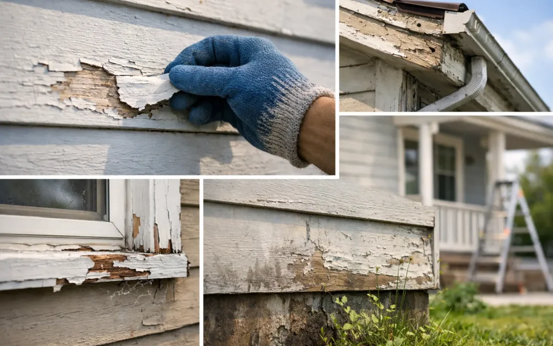 7 signes de peinture extérieure usée à surveiller