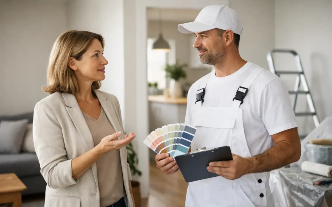 Évaluation d’un entrepreneur peintre avant embauche
