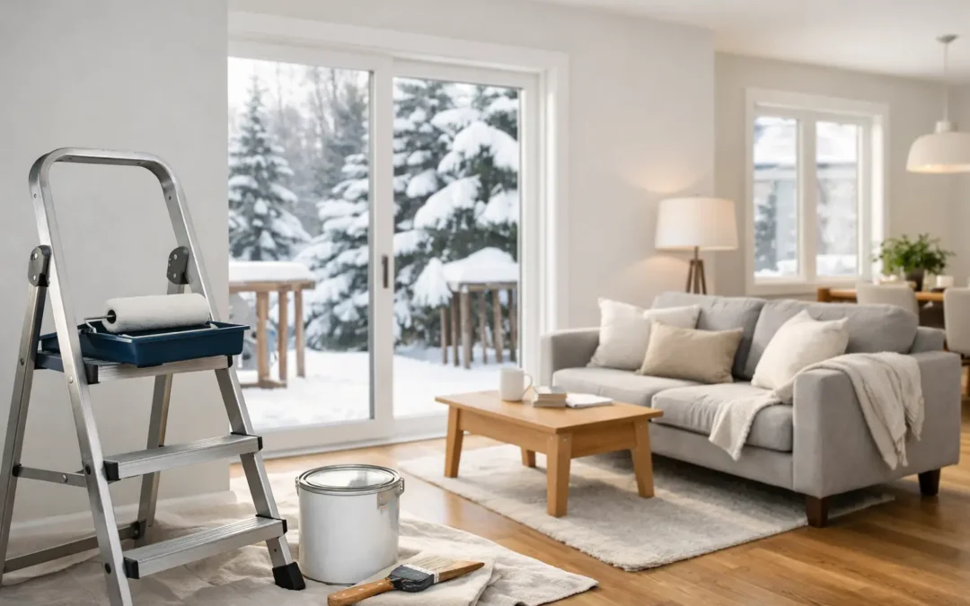 Quand planifier sa peinture intérieure l’hiver au Québec