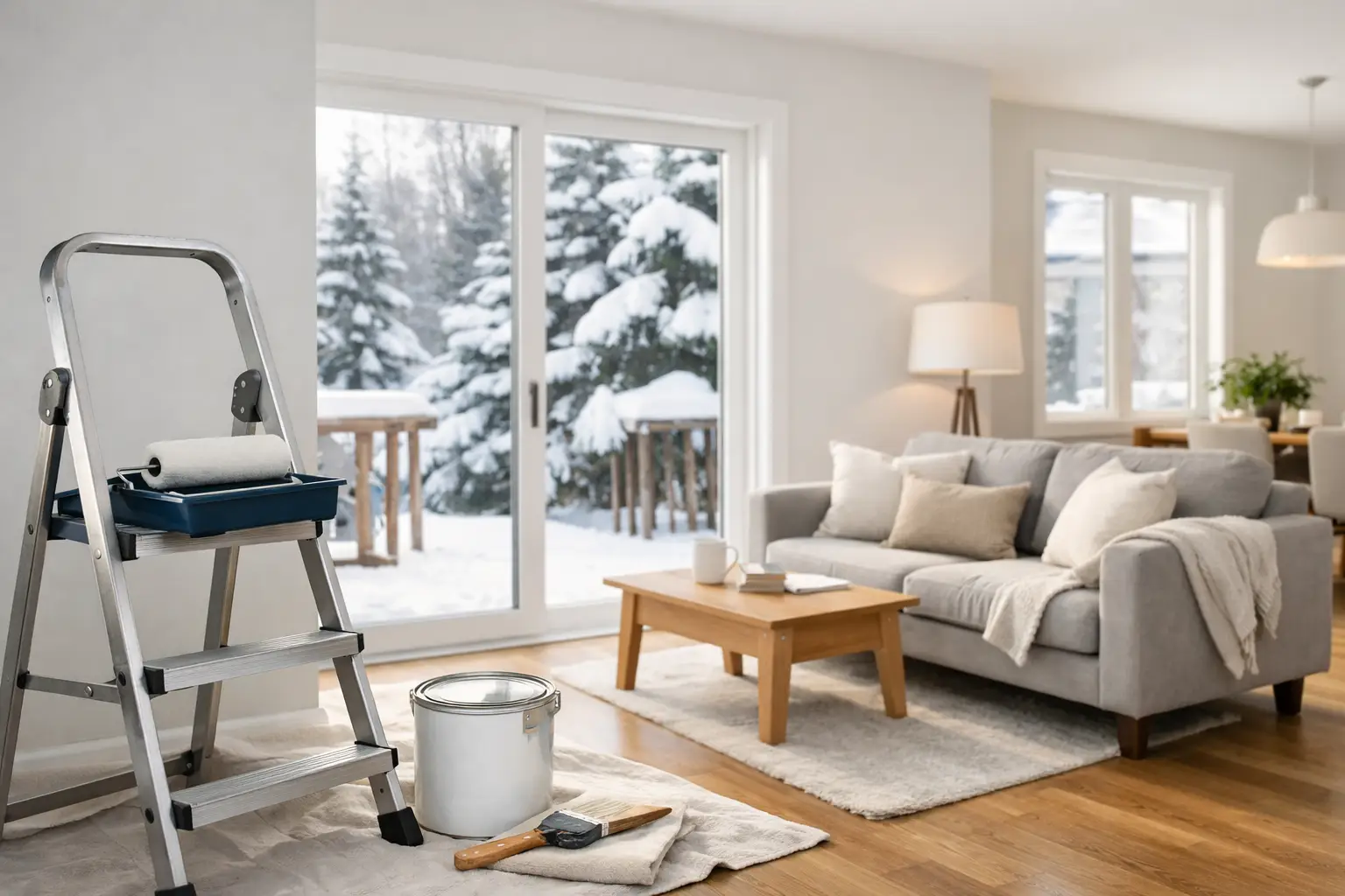 Quand planifier sa peinture intérieure l’hiver au Québec Quand planifier sa peinture intérieure l’hiver au Québec