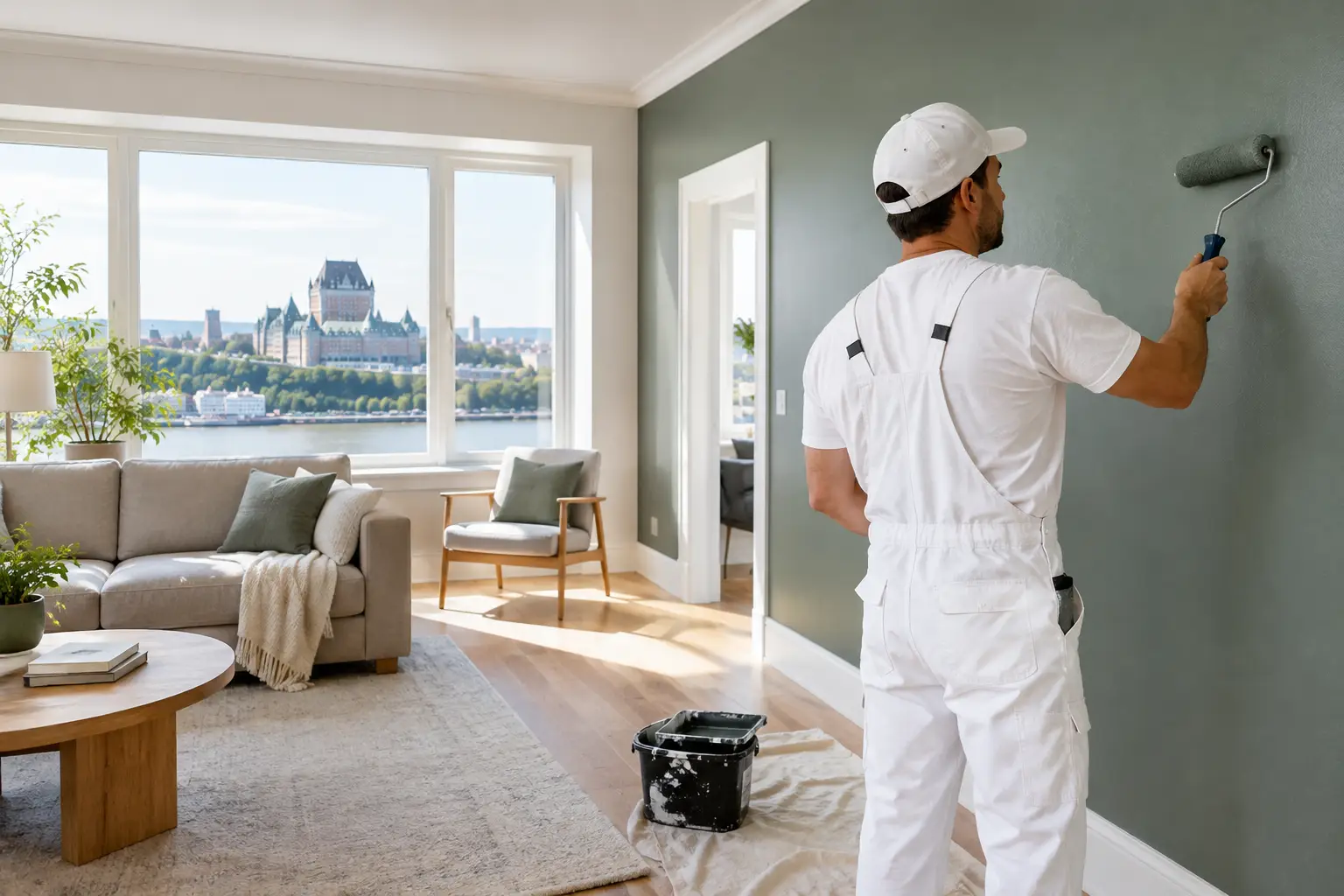 Quand choisir un peintre à Québec pour l’intérieur